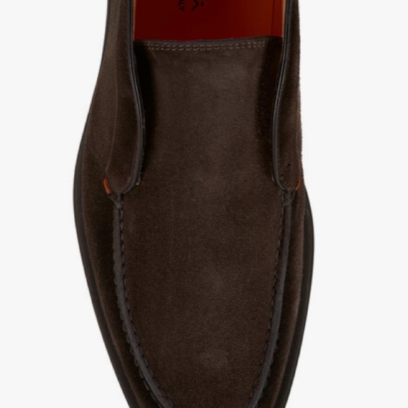 55% OFF SALE  NIB Santoni Men’s Dragon Desert Boot – Dark Brown Suede Bootie 9.5 main image 11